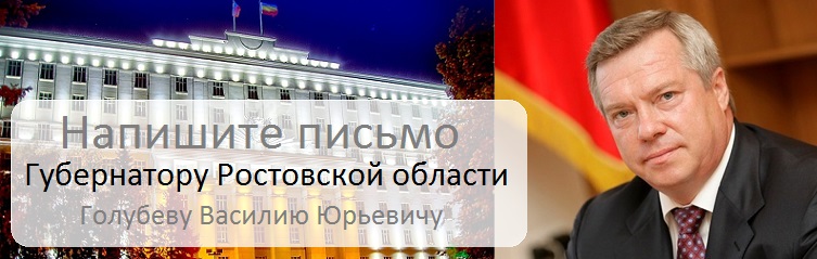 Как обратиться губернатору ростовской области текст доклада